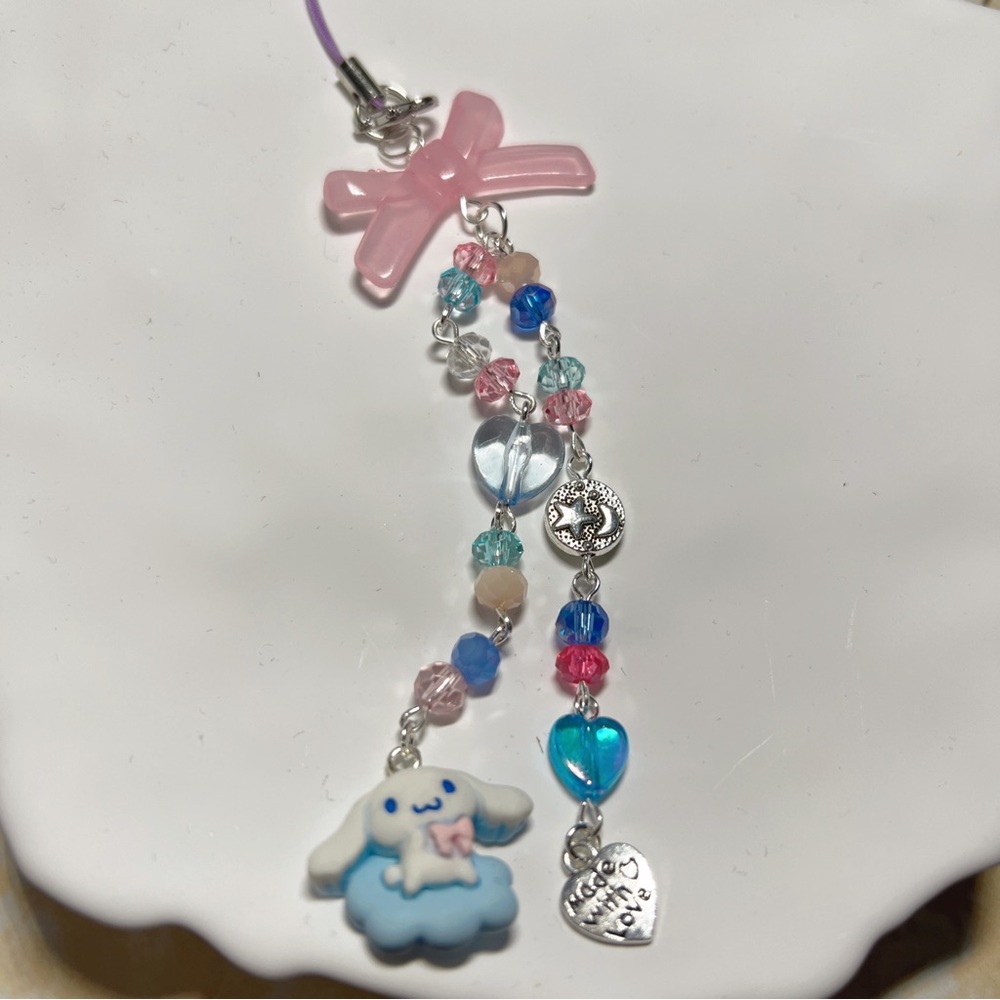 sanrio cinnamoroll phone charm